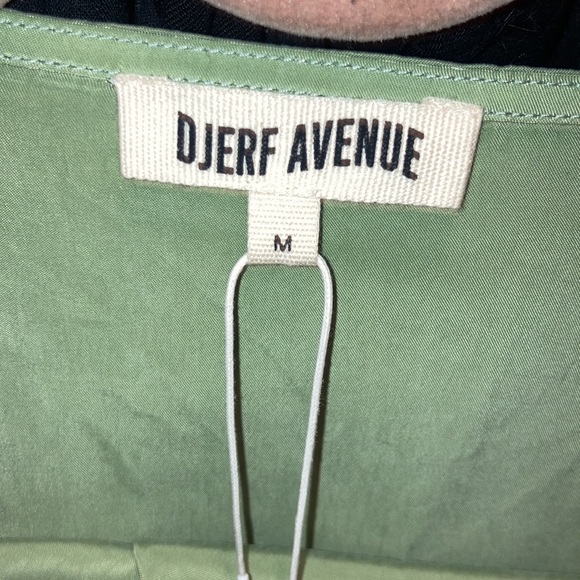 ✨SOLD✨Djerf Avenue Tie Top Long Sleeve Pistachio - Picture 5 of 5